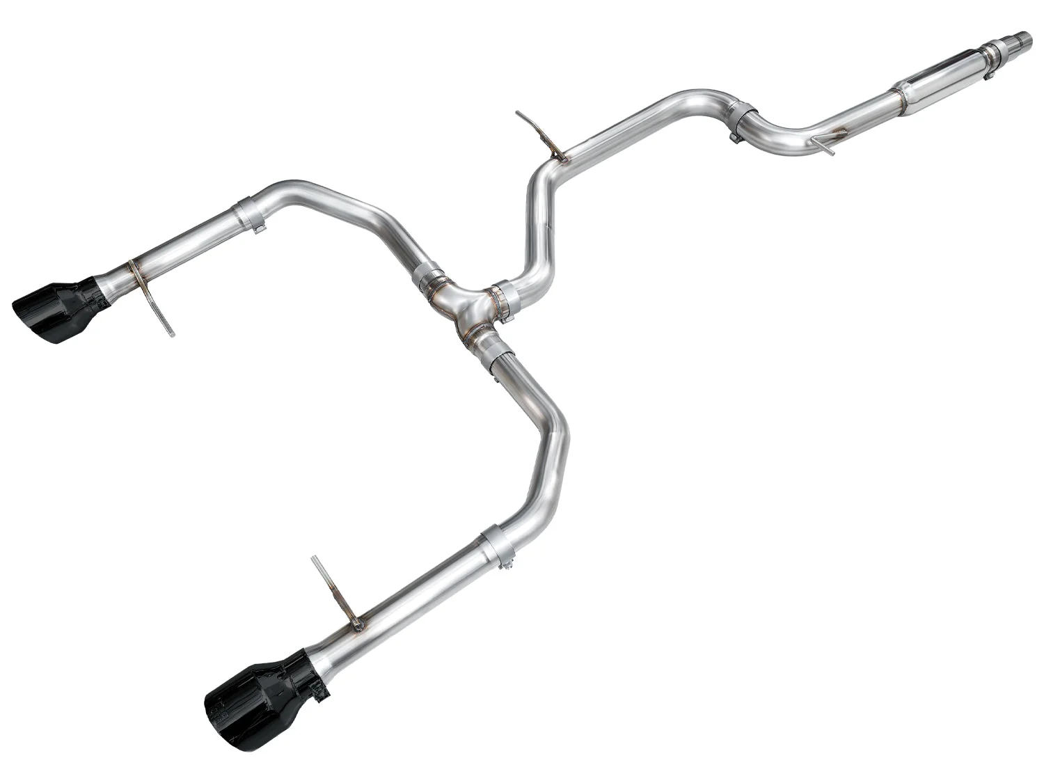 AWE Exhaust for VW Jetta GLI MK7.5 2.0 Sedan (2022-2026) Track or Touring Catback with Silver or Black Tips - Image 2