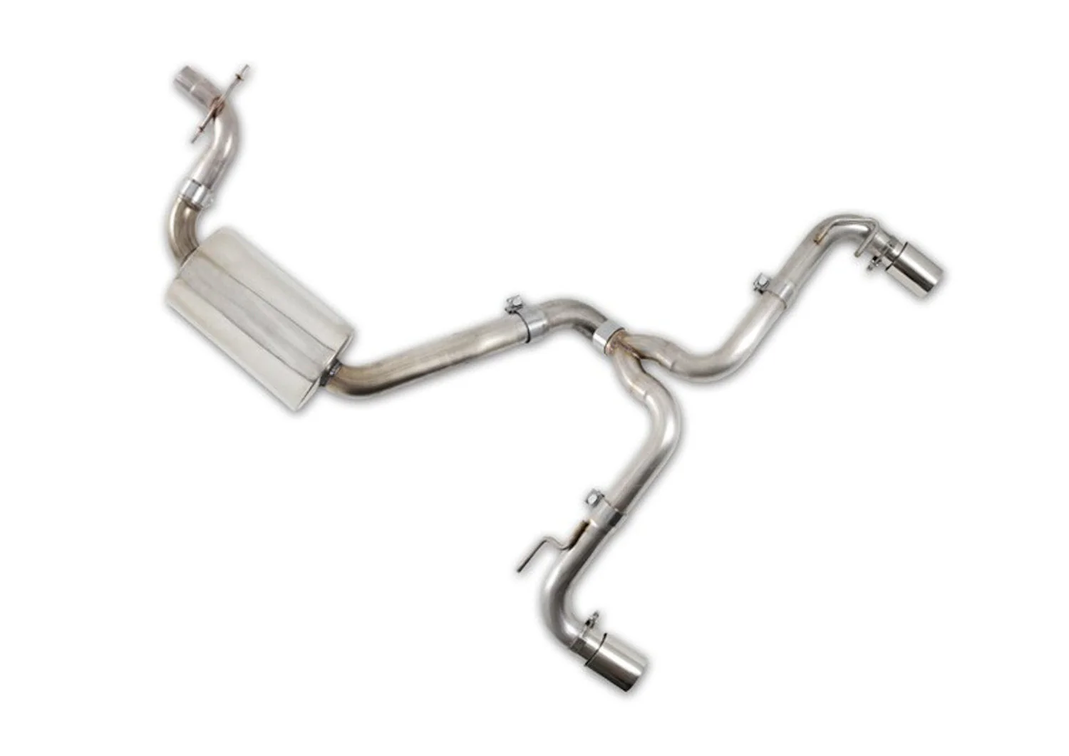 AWE Exhaust for VW GTI MK6 2.0 Hatchback (2010-2014) Performance Catback with Silver or Black Round Tips