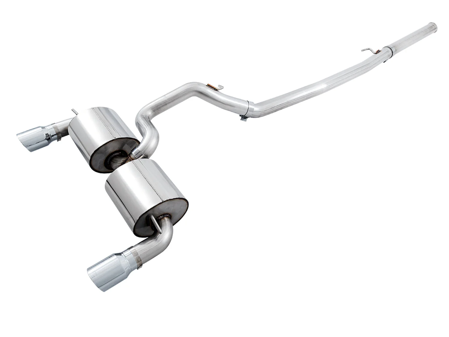 AWE Exhaust for Ford Focus RS 2.3 Hatchback (2016-2018) Catback with 4.5” Tips Track / Touring / SwitchPath - Image 3