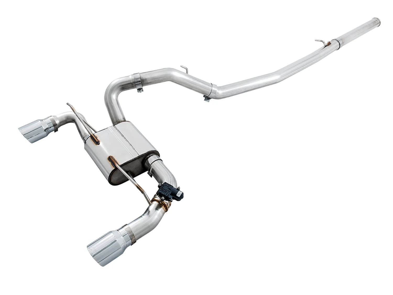 AWE Exhaust for Ford Focus RS 2.3 Hatchback (2016-2018) Catback with 4.5” Tips Track / Touring / SwitchPath - Image 7