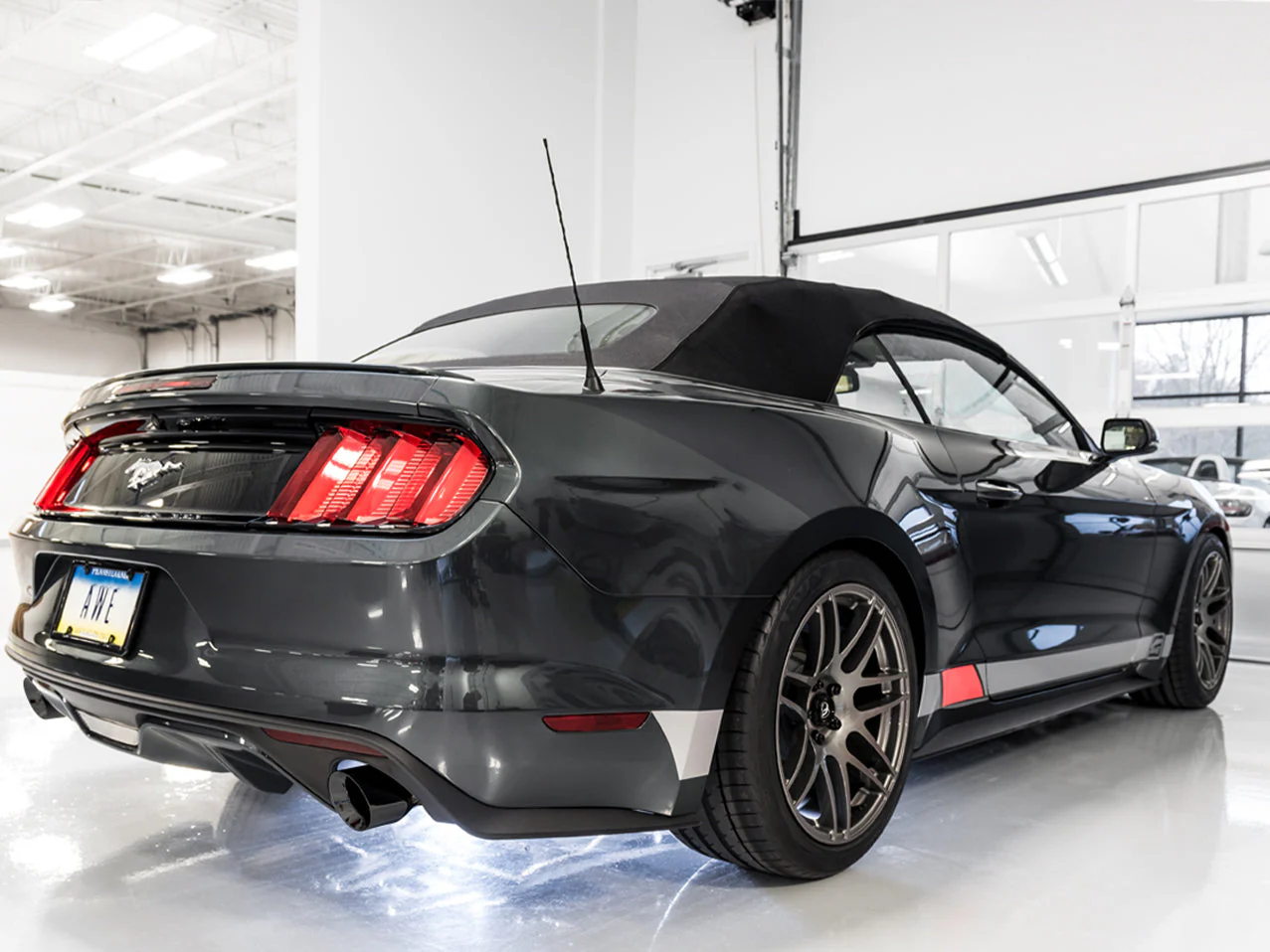 AWE Exhaust Ford Mustang Ecoboost S550 (15-23) Axleback w/ 4” Tips Touring Edition - Image 6