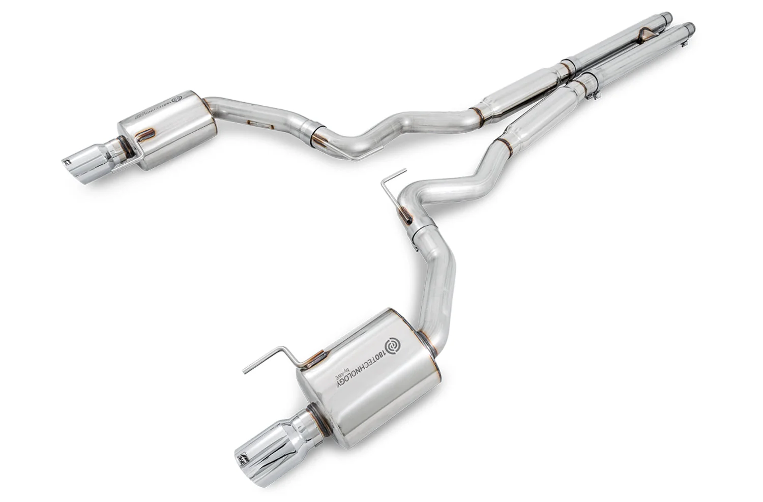 AWE Exhaust Ford Mustang GT Coupe S550 (15-17) Catback w/ 4" Tips - Track or Touring - Image 3