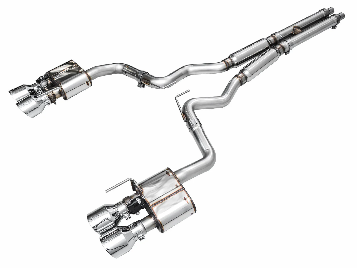 AWE Exhaust for Ford Mustang Mach 1 5.0 Coupe (2021-2023) SwitchPath Catback with Quad Black or Silver Tips