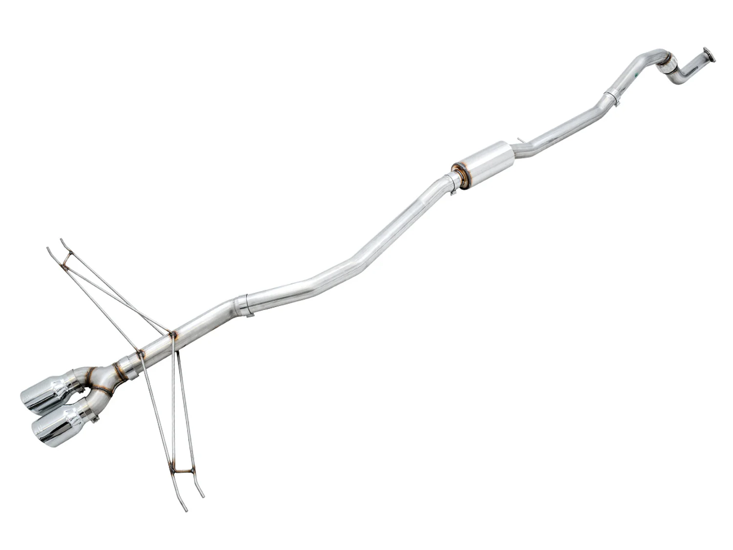 AWE Exhaust Honda Civic Si FC1 FC3 (17-21) Catback w/ Front Pipe & 4.5" Tips - Track or Touring