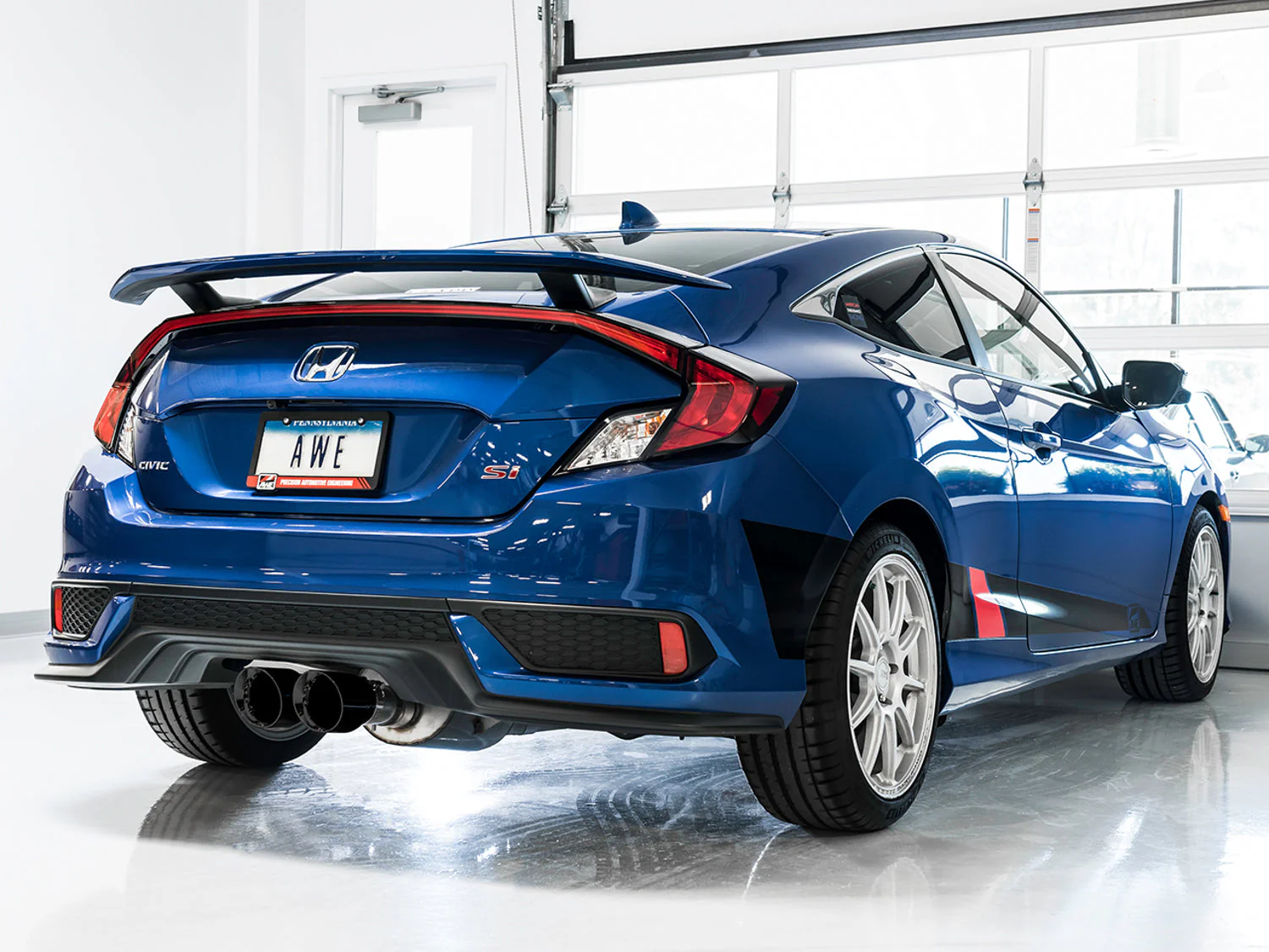 AWE Exhaust Honda Civic Si FC1 FC3 (17-21) Catback w/ Front Pipe & 4.5" Tips - Track or Touring - Image 10