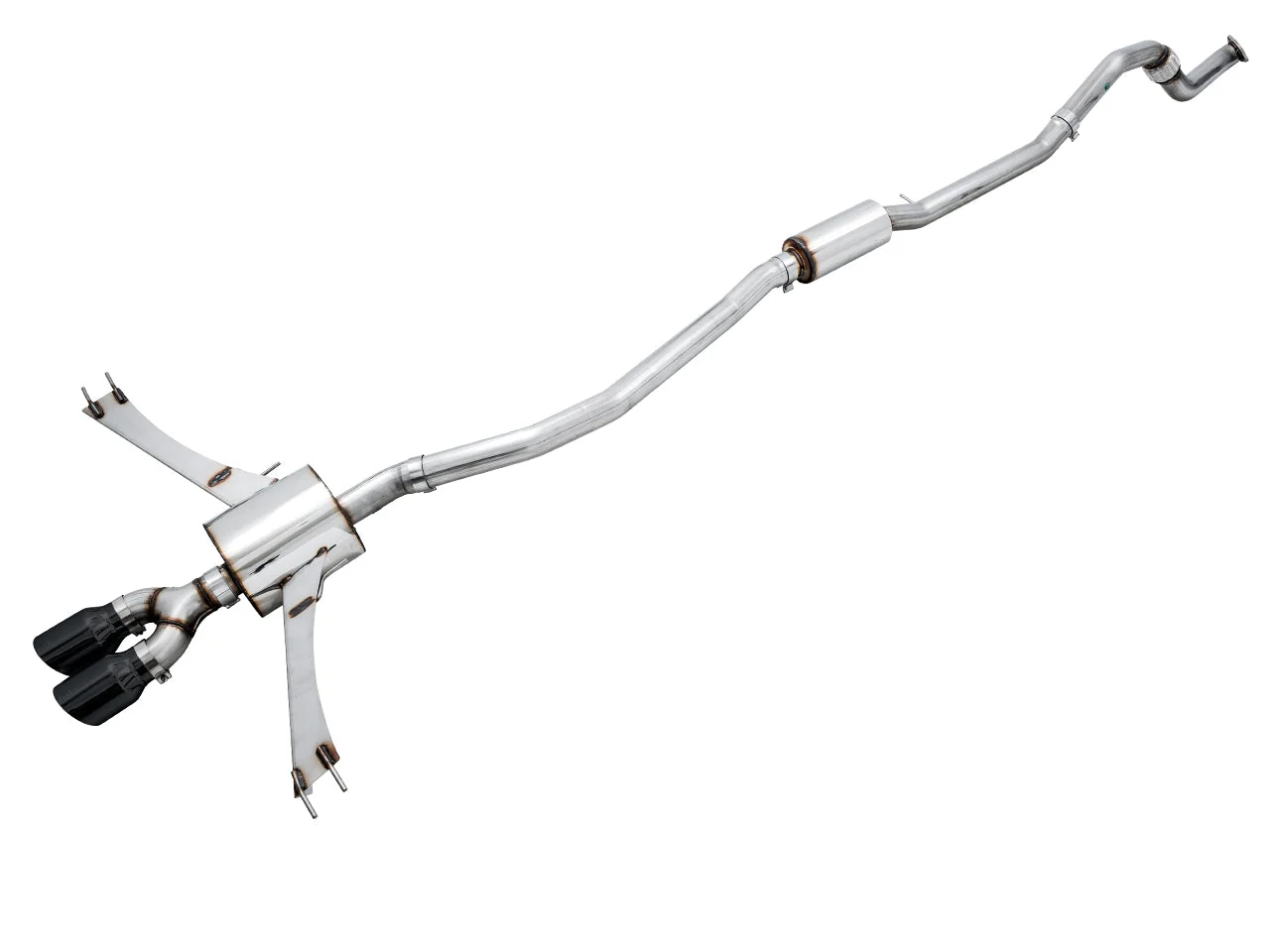 AWE Exhaust Honda Civic Si FC1 FC3 (17-21) Catback w/ Front Pipe & 4.5" Tips - Track or Touring - Image 4