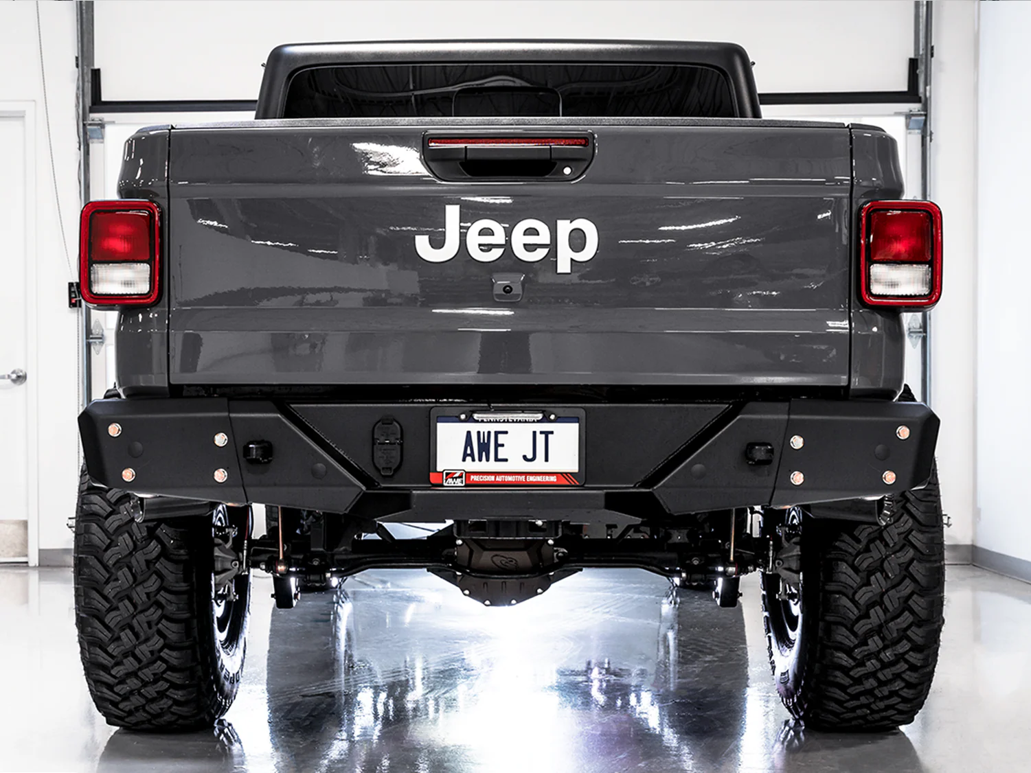 AWE Exhaust Jeep Gladiator JT 3.6L (20-24) Catback w/ 5” Tips - Tread or Trail Edition - Image 4