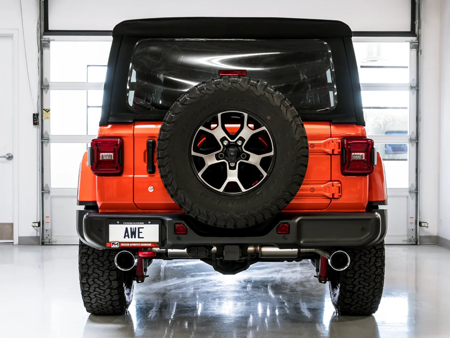 AWE Exhaust Jeep Wrangler JK / JKU 3.6L (07–18) JL / JLU 2.0L Turbo / 3.6L (18–25) Resonated or Non-Resonated Mid Pipes - Image 9