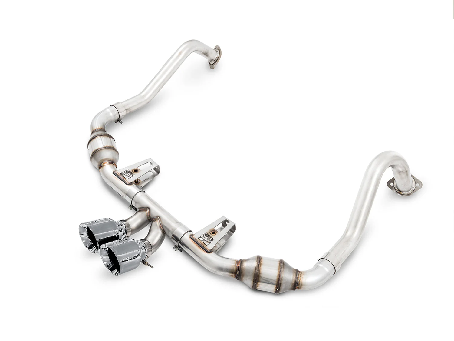 AWE Exhaust for Porsche 718 Boxster (13-16) Cayman (14-16) Track / Touring / SwitchPath Catback with Black or Silver Tips - Image 3