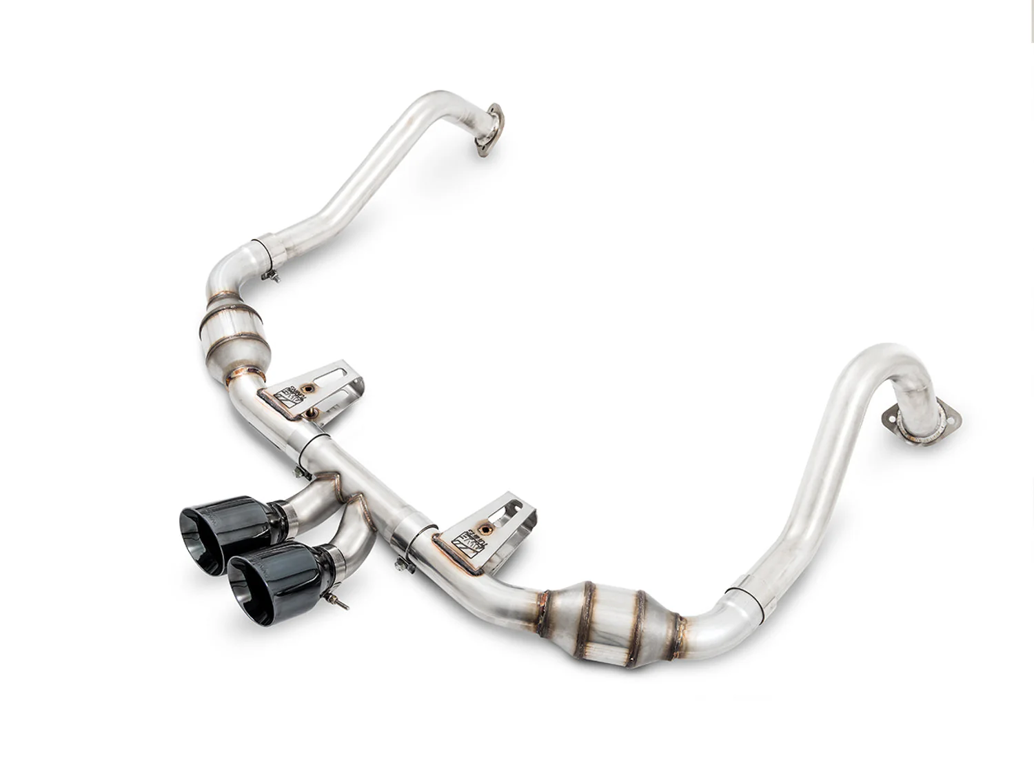 AWE Exhaust for Porsche 718 Boxster (13-16) Cayman (14-16) Track / Touring / SwitchPath Catback with Black or Silver Tips - Image 4