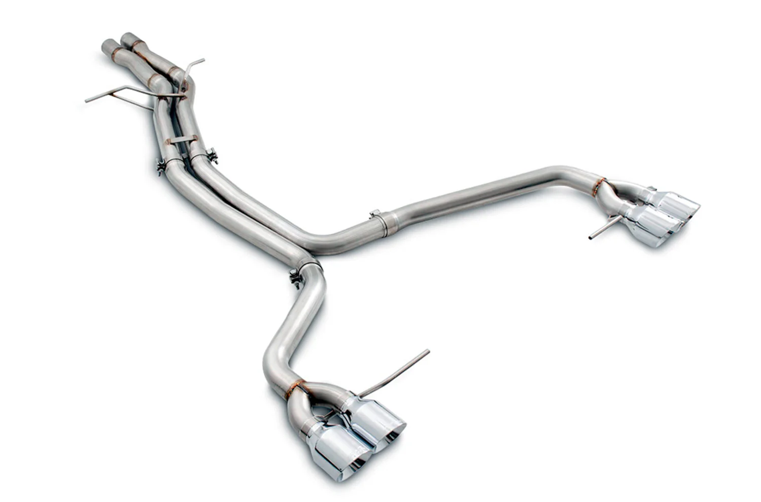 AWE Exhaust for Porsche Macan 3.0 Sport Utility (2015-2018) Touring Catback with 102mm Silver or Black Tips