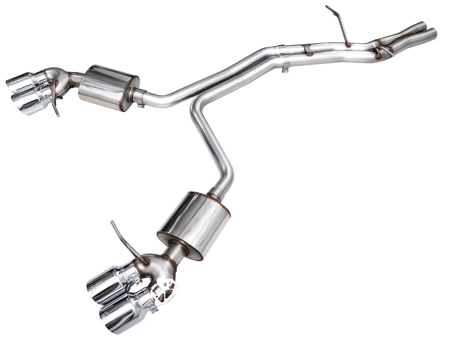 AWE Exhaust for Porsche Macan Sport Utility (2019-2025) Touring Catback with Black or Silver Tips