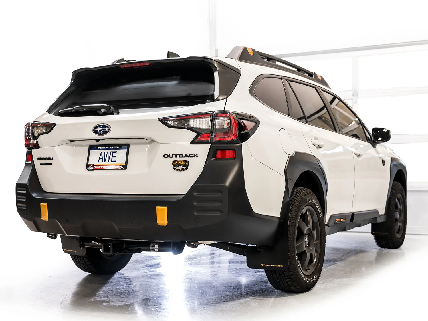 AWE Exhaust Subaru Outback XT 2.4T (20-25) 0FG Catback w/ Dual BashGuards - Image 6