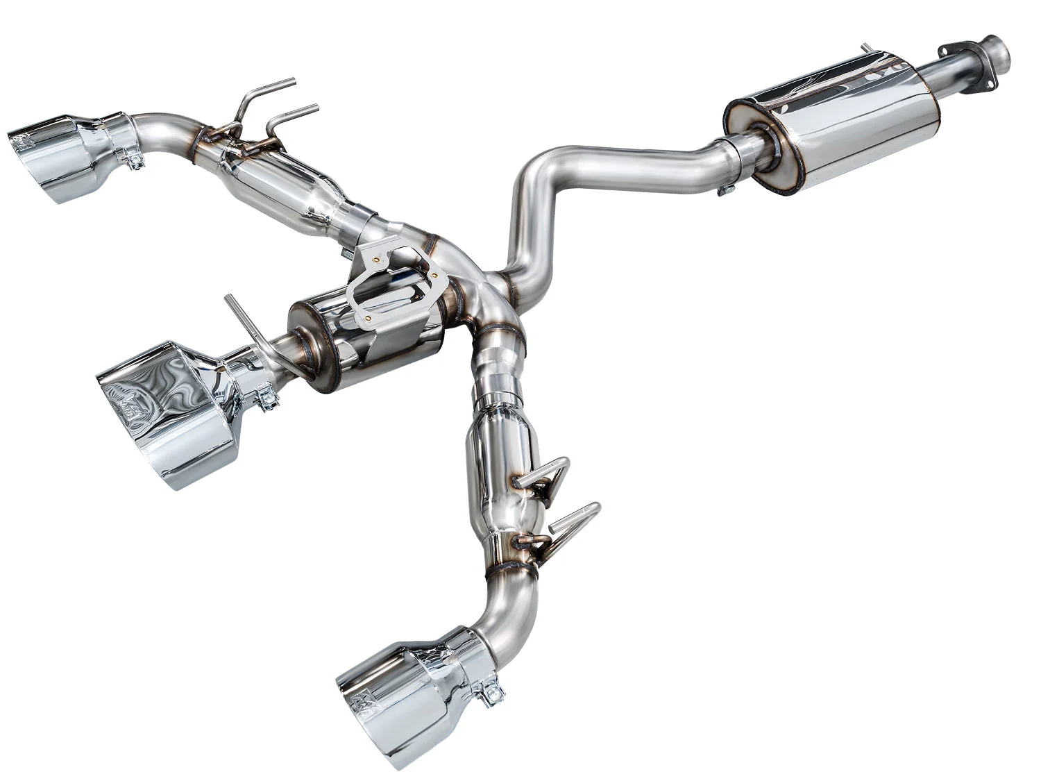 AWE Exhaust Toyota GR Corolla 1.6L Turbo (23-25) Catback w/ 5” Tips - Track or Touring - Image 3