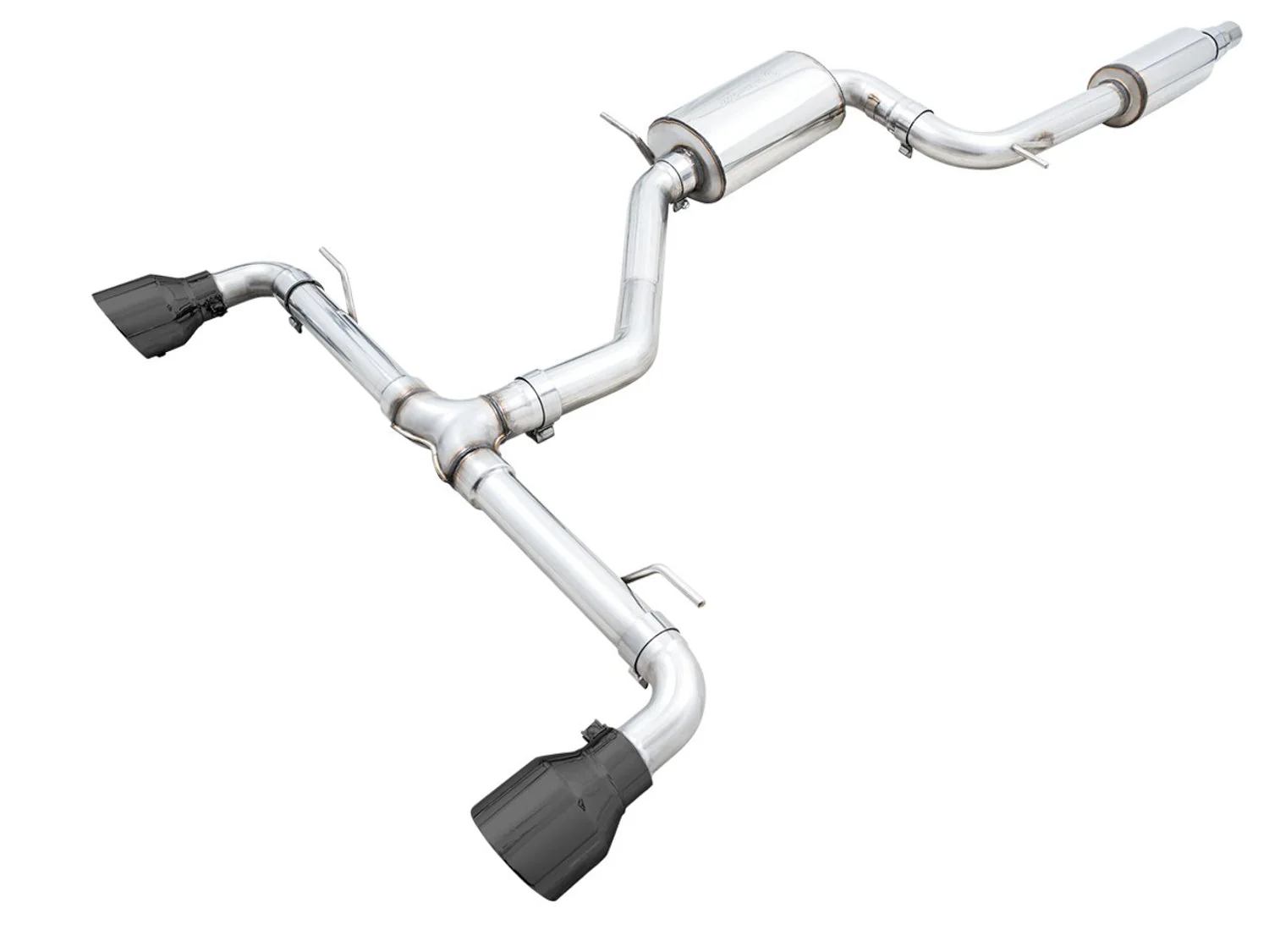 AWE Exhaust VW Golf R MK7 (15-17) MK7.5 (18-20) MK8 (22-24) Track / SwitchPath / Touring Catback w/ 102mm Silver or Black Tips - Image 14