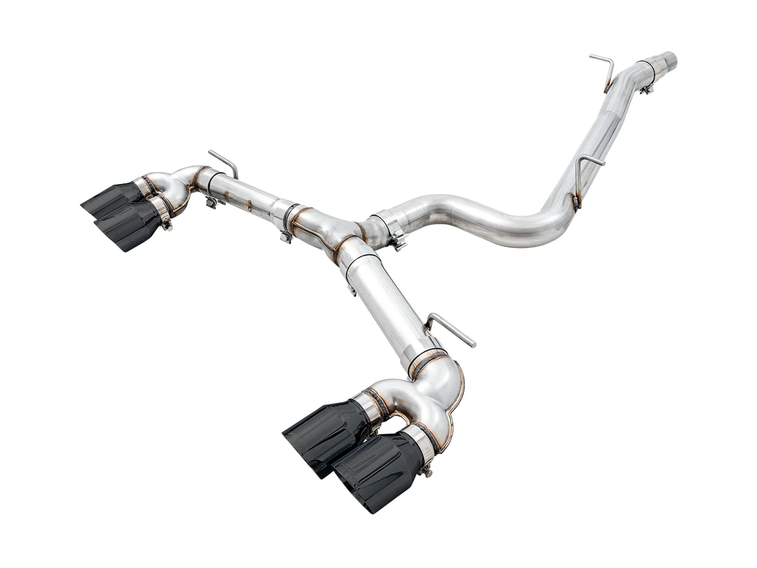 AWE Exhaust VW Golf R MK7 (15-17) MK7.5 (18-20) MK8 (22-24) Track / SwitchPath / Touring Catback w/ 102mm Silver or Black Tips - Image 2