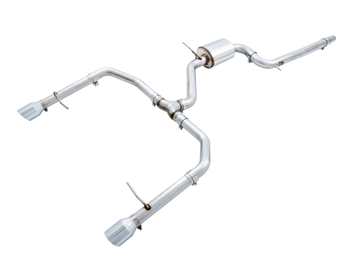 AWE Exhaust VW Jetta GLI MK7 (18-21) Touring or Track Catback w/ 102mm Silver or Black Tips - Image 3