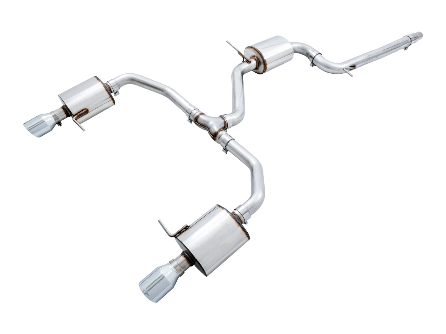 AWE Exhaust VW Jetta GLI MK7 (18-21) Touring or Track Catback w/ 102mm Silver or Black Tips - Image 5
