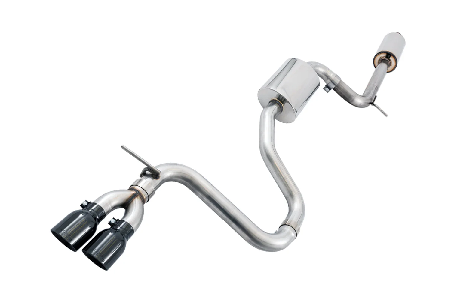 AWE Exhaust VW Golf MK7 1.8T (2015-2018) Touring or Track Catback w/ 90mm Silver or Black Tips - Image 4