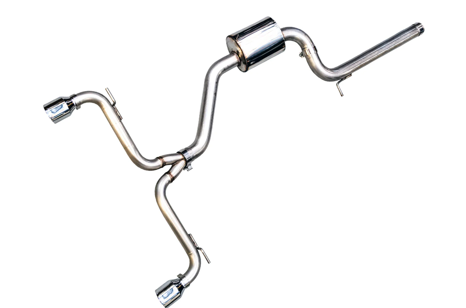 AWE Exhaust VW GTI MK7 (15-17) GTI MK7.5 (18-21) GTI MK8 (22-23) Touring or Track Catback w/ 102mm Silver or Black Tips
