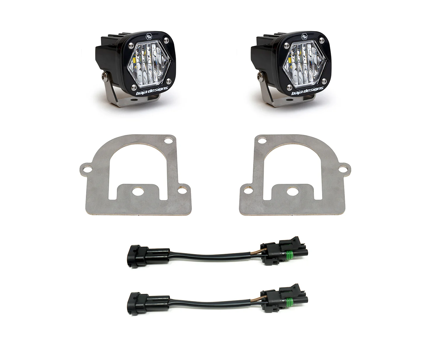 Baja Designs Pocket Fog Light Kit for Ford Bronco Sport (2021-2024) S1 Amber or Clear Lens - Image 2