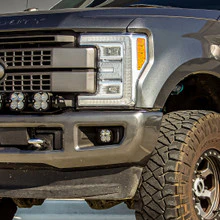 Baja Designs Pocket Fog Light Kit for Ford F250 / 350 Super Duty (2017-2022) Squadron SAE or Sport with Clear or Amber Lens - Image 4