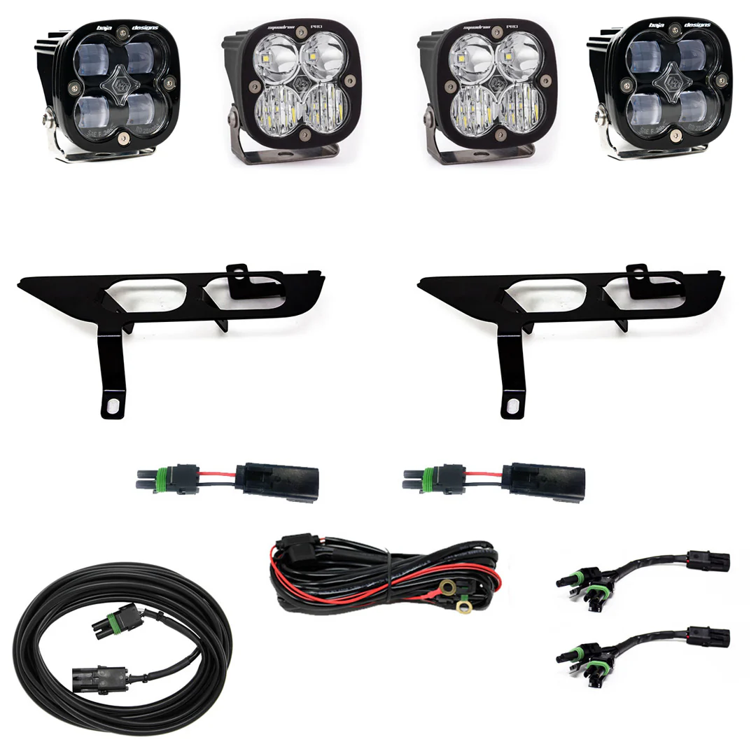 Baja Designs Pocket Fog Light Kit for Ford F150 (2021-2023) Squadron SAE / Sport & SAE / Pro with Clear or Amber Lens - Image 5