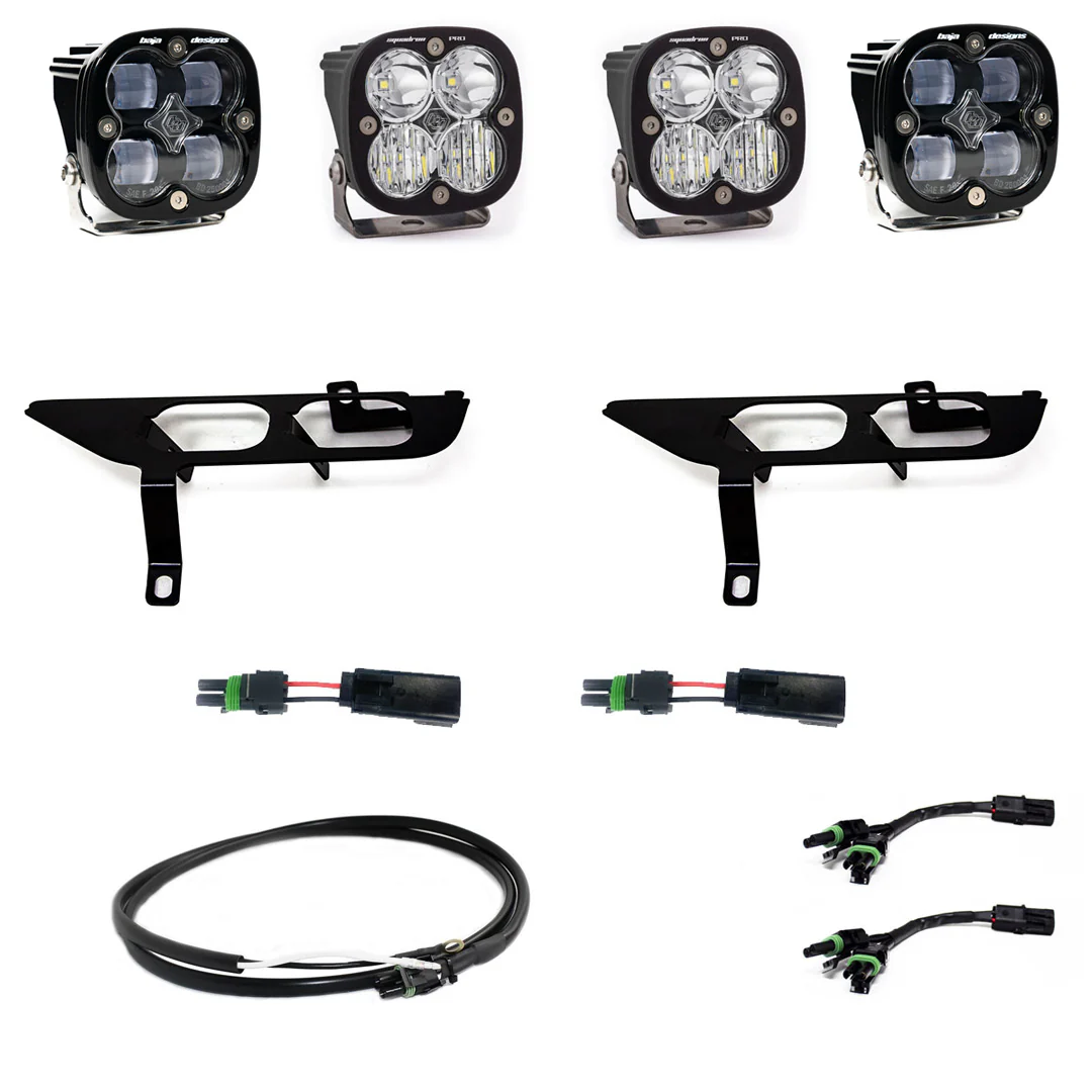 Baja Designs Pocket Fog Light Kit for Ford F150 (2021-2023) Squadron SAE / Sport & SAE / Pro with Clear or Amber Lens - Image 7