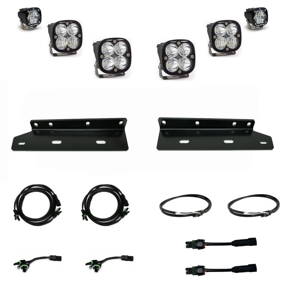 Baja Designs Pocket Fog Light Kit for Ford F150 Raptor (2021-2026) Squadron S1 Unlimited with Clear Lens 448057