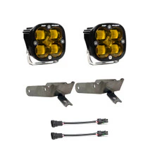 Baja Designs Pocket Fog Light Kit for Ford F250 / F350 Super Duty (1999-2010) Squadron SAE - Amber or Clear Lens