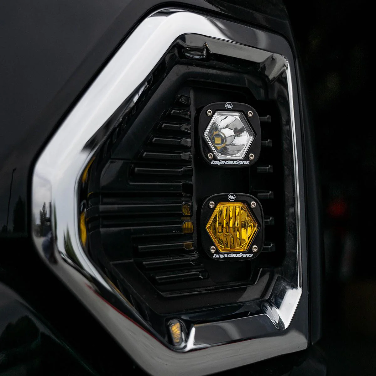 Baja Designs Pocket Fog Light Kit for GMC Sierra 1500 (2019-2022) S1 Dual with Amber or Clear Lens - Image 5
