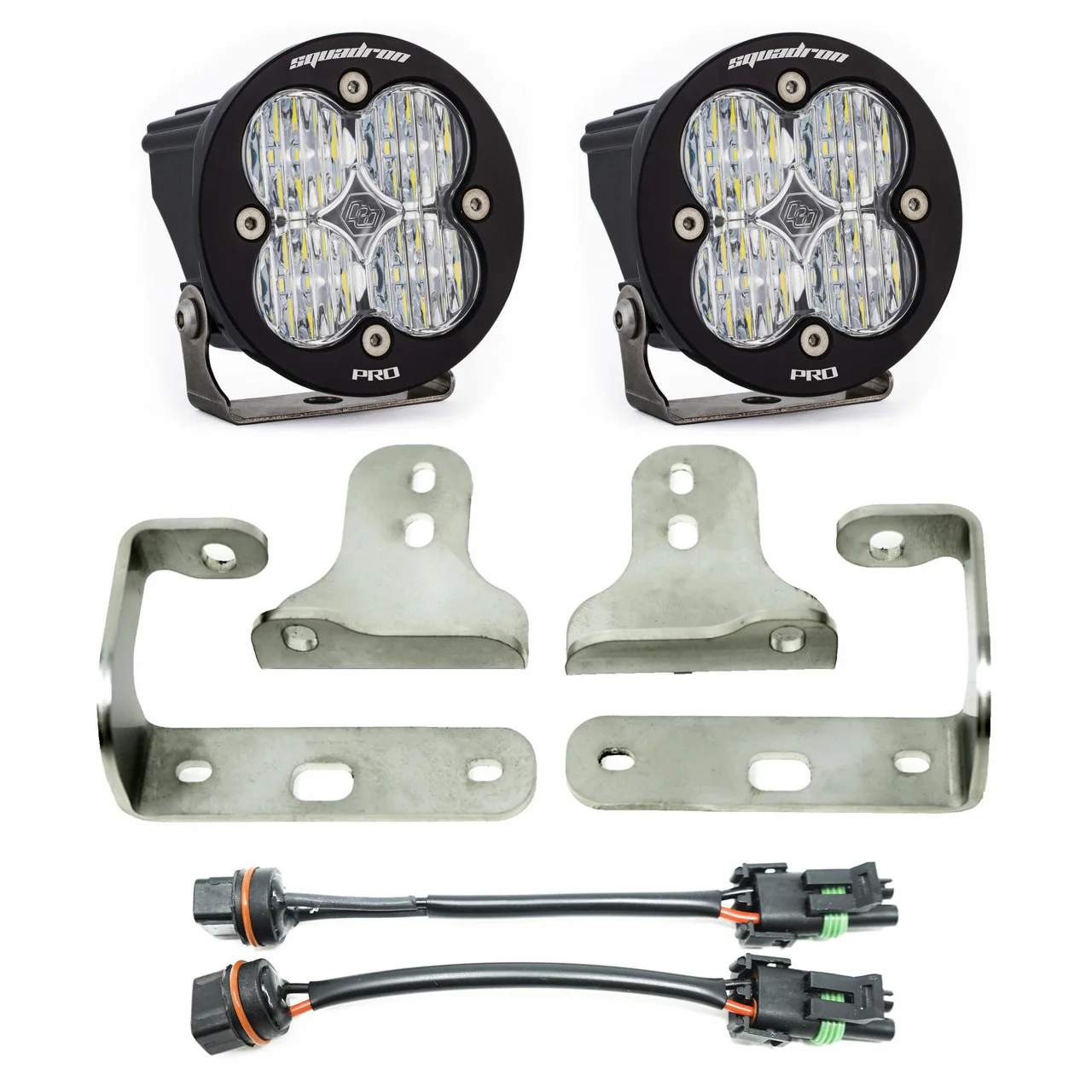 Baja Designs Pocket Fog Light Kit for Jeep Gladiator (20-26) Wrangler JL (18-26) Squadron-R SAE / Sport / Pro with Amber or Clear Lens - Image 10