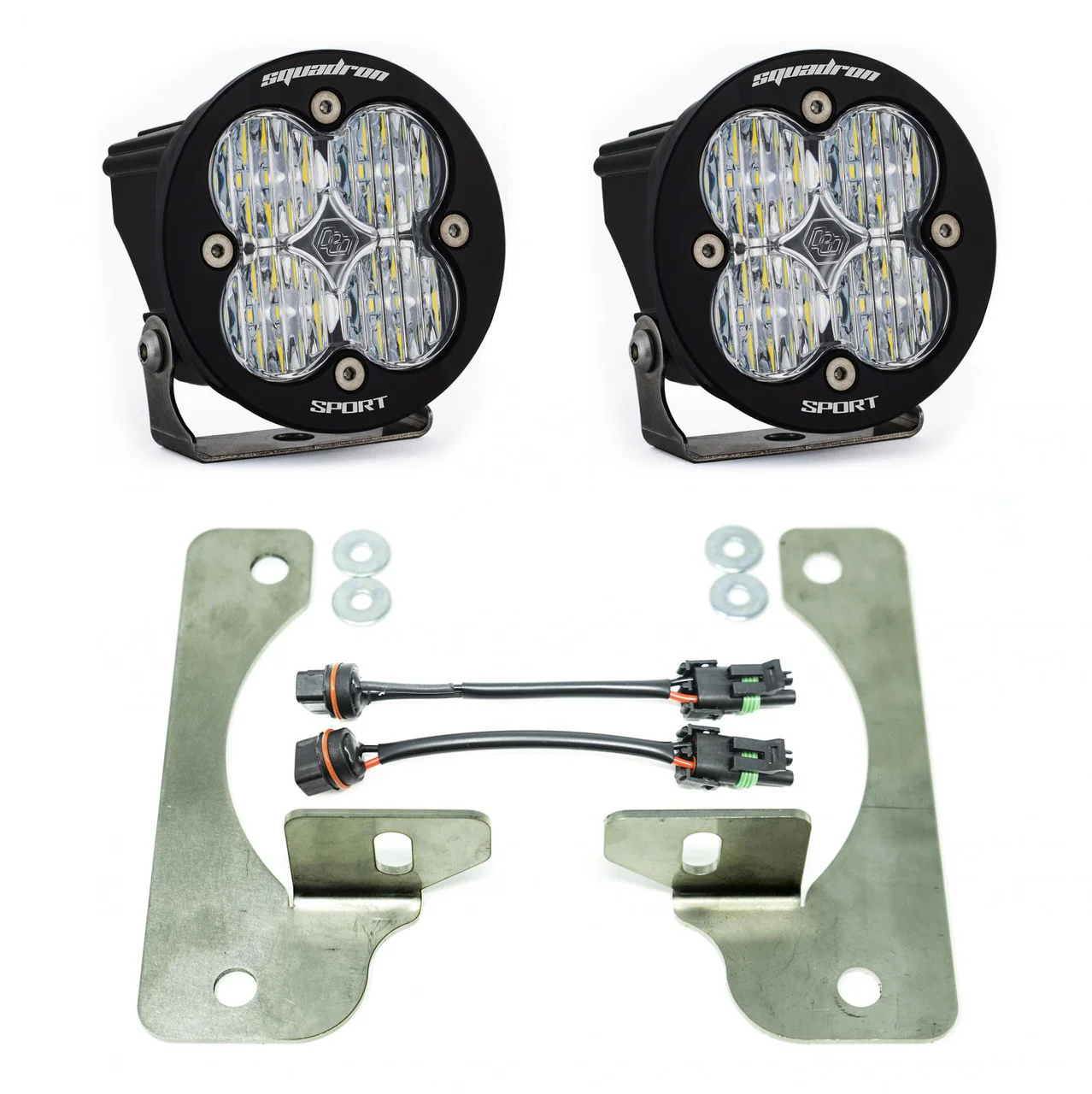 Baja Designs Pocket Fog Light Kit for Jeep Gladiator (20-26) Wrangler JL (18-26) Squadron-R SAE / Sport / Pro with Amber or Clear Lens - Image 11
