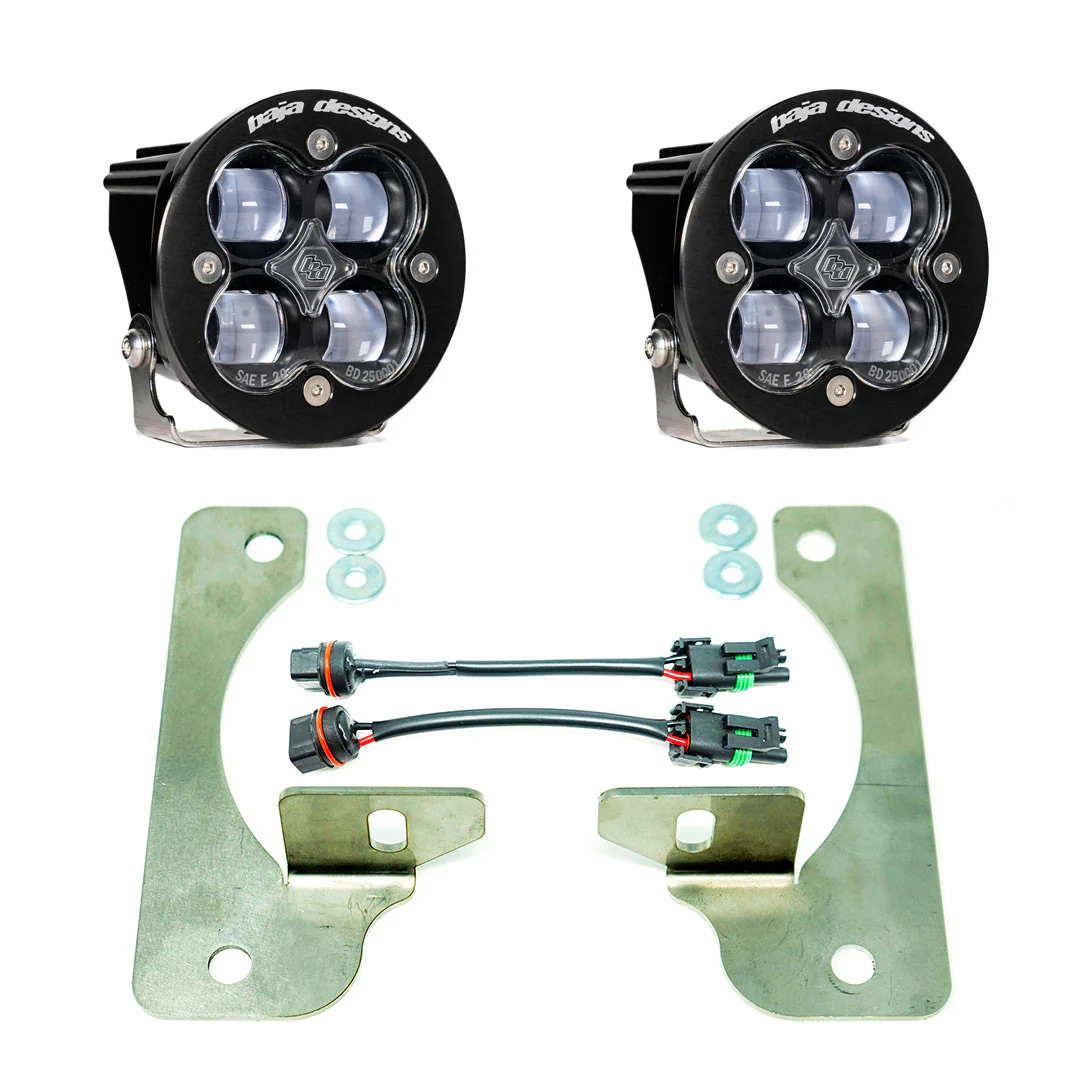 Baja Designs Pocket Fog Light Kit for Jeep Gladiator (20-26) Wrangler JL (18-26) Squadron-R SAE / Sport / Pro with Amber or Clear Lens - Image 5
