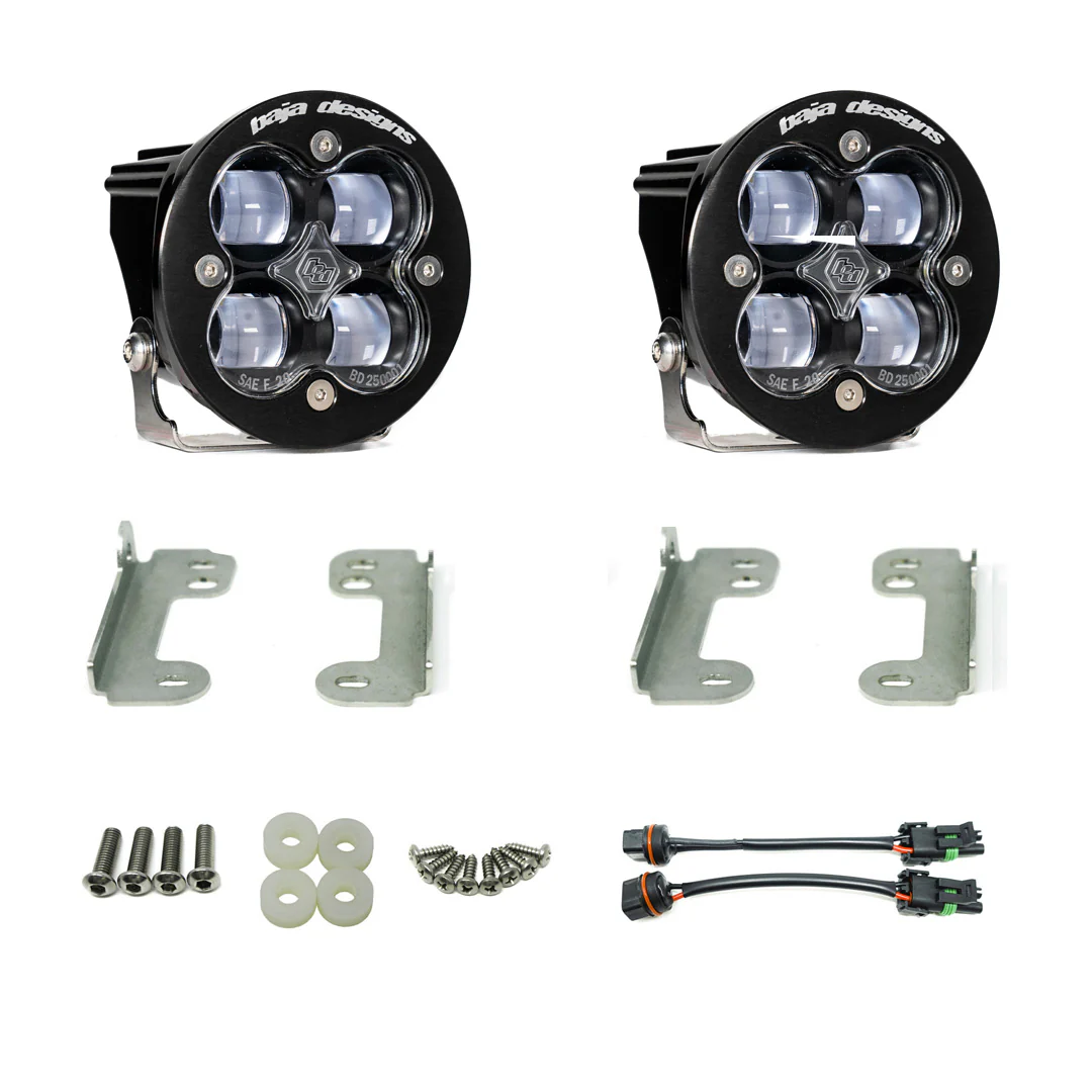 Baja Designs Pocket Fog Light Kit for Jeep Wrangler JK (2010-2018) Squadron-R Pro / SAE / Sport - Image 2