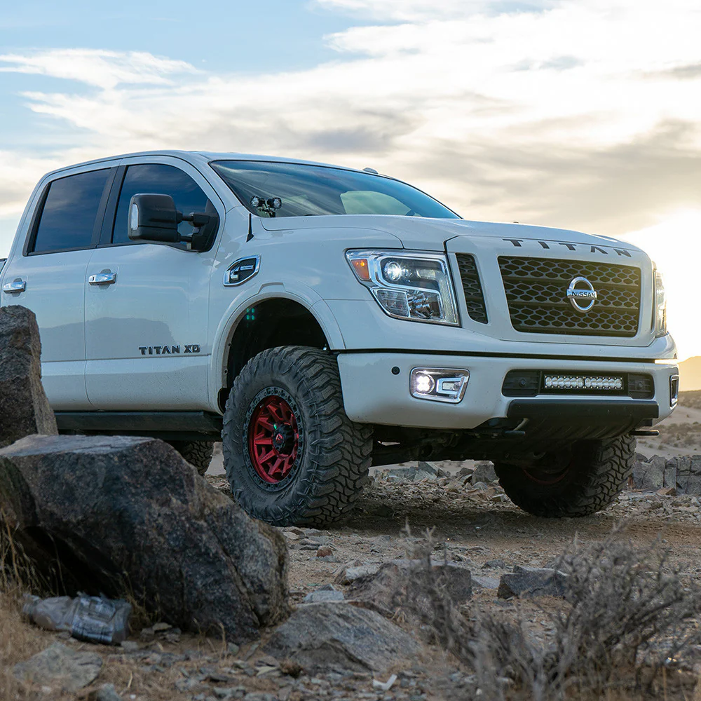 Baja Designs Pocket Fog Light Kit for Nissan Titan (2017-2019) Titan XD (2016) Squadron-R Pro / Sport - Clear lens - Image 4