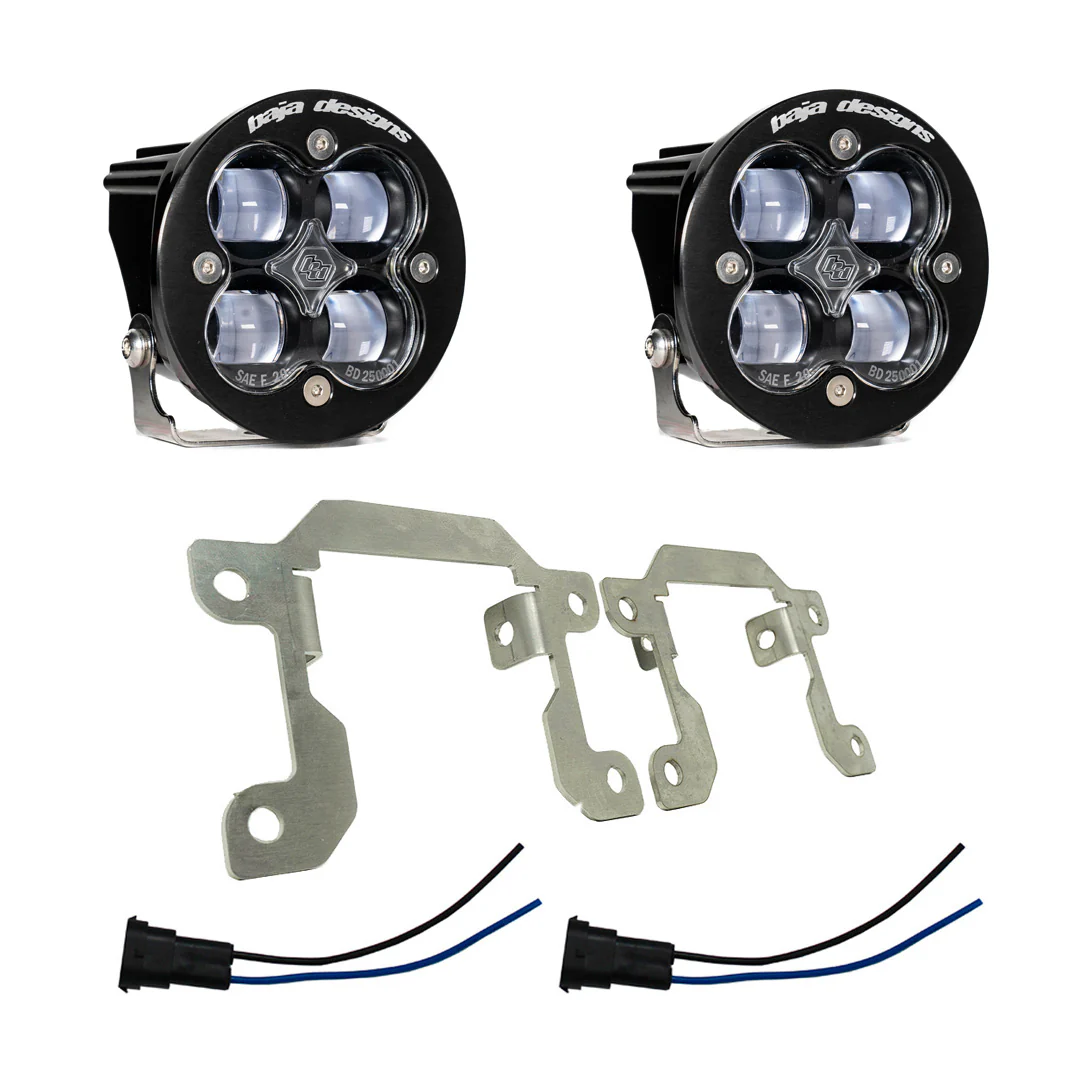Baja Designs Pocket Fog Light Kit for RAM 2500 / 3500 (2019-2026) Squadron SAE with Clear or Amber Lens
