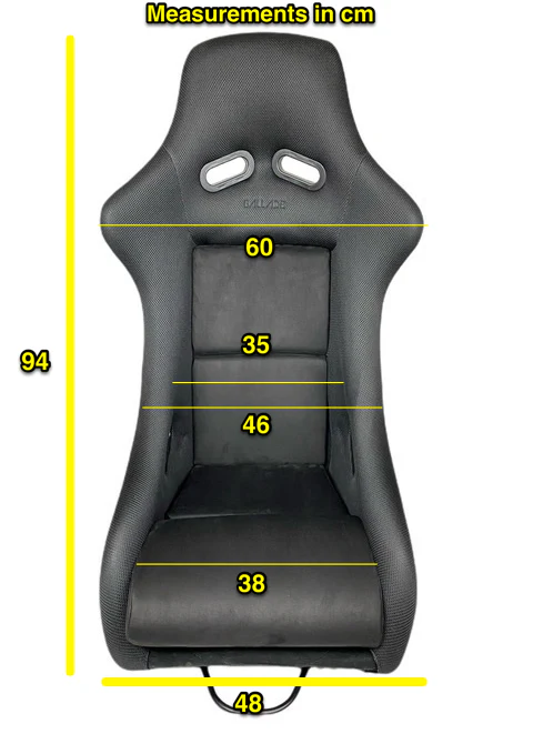 Ballade Sports Bucket Seats w/ Black Alcantara - Carbon Kevlar or Carbon Fiber - Image 15
