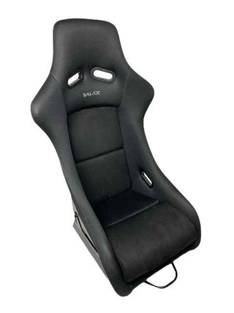 Ballade Sports Bucket Seats w/ Black Alcantara - Carbon Kevlar or Carbon Fiber - Image 3
