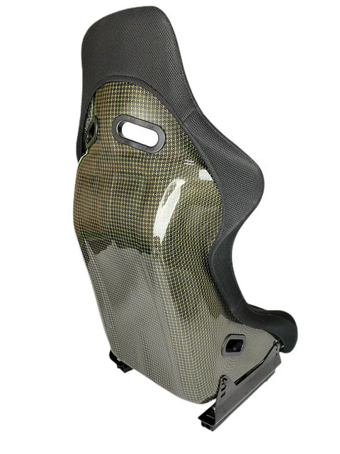 Ballade Sports Bucket Seats w/ Black Alcantara - Carbon Kevlar or Carbon Fiber - Image 7