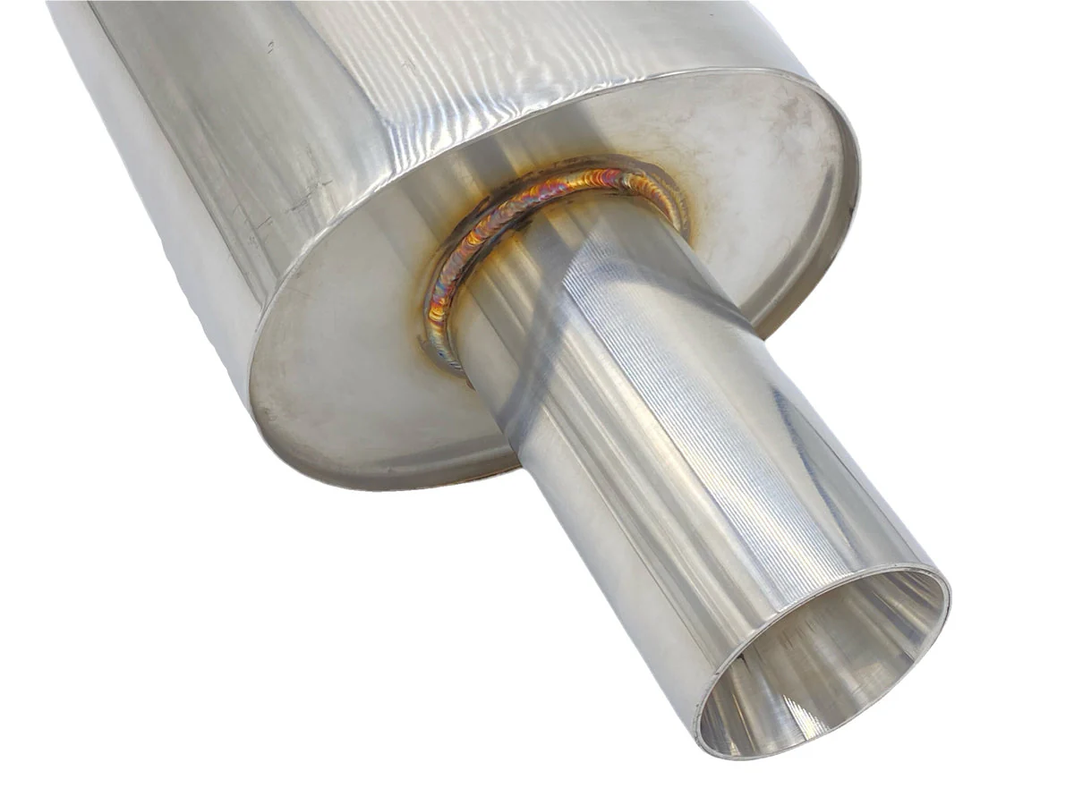 Ballade Sports Type S Universal Muffler (2.8" Inlet 22.5" Length) BS-UNV-MUF-S - Image 2