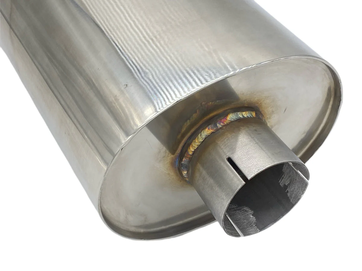Ballade Sports Type S Universal Muffler (2.8" Inlet 22.5" Length) BS-UNV-MUF-S - Image 3