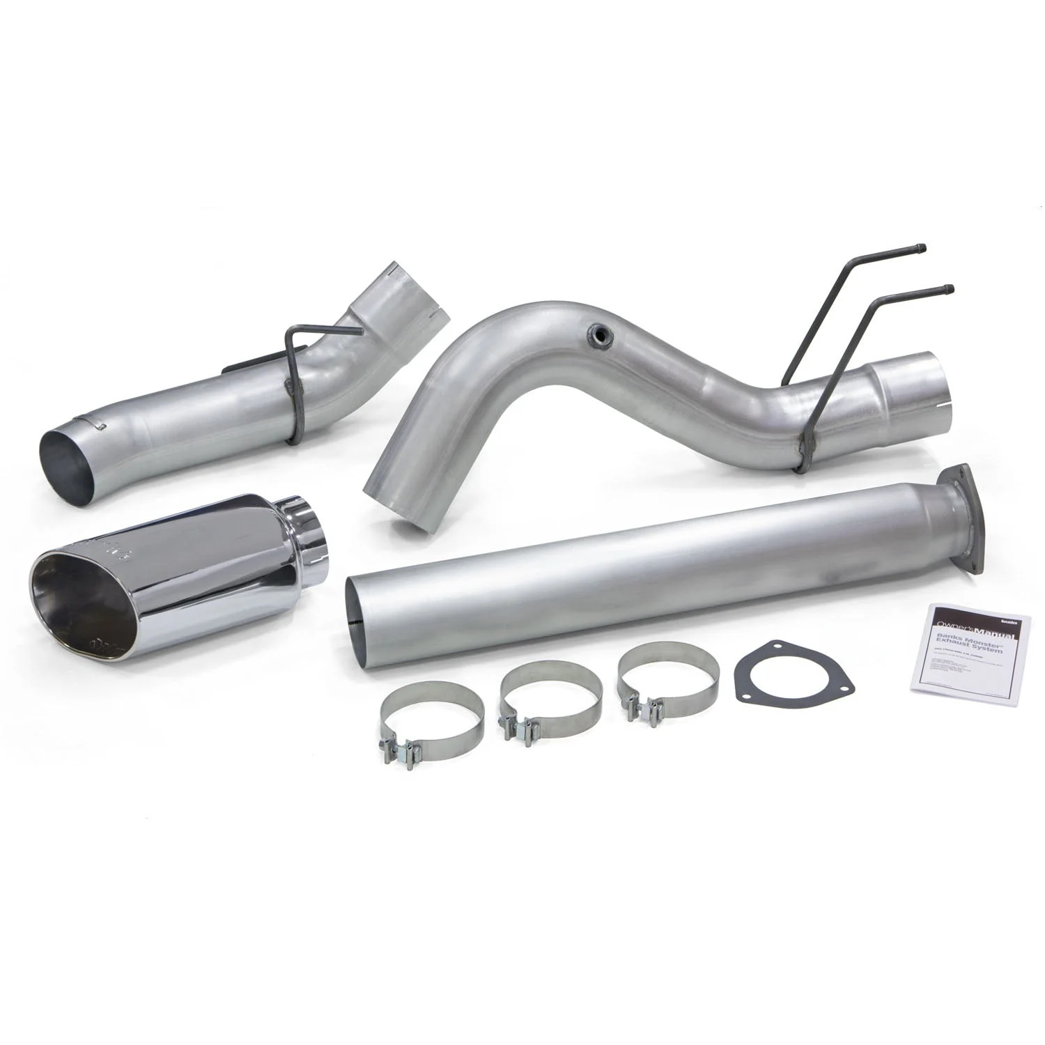 Banks Power Exhaust for Ford F250 F350 F450 Super Duty 6.7L (2017-2026) Single Rear Exit Catback with Chrome or Black Tip - Image 3