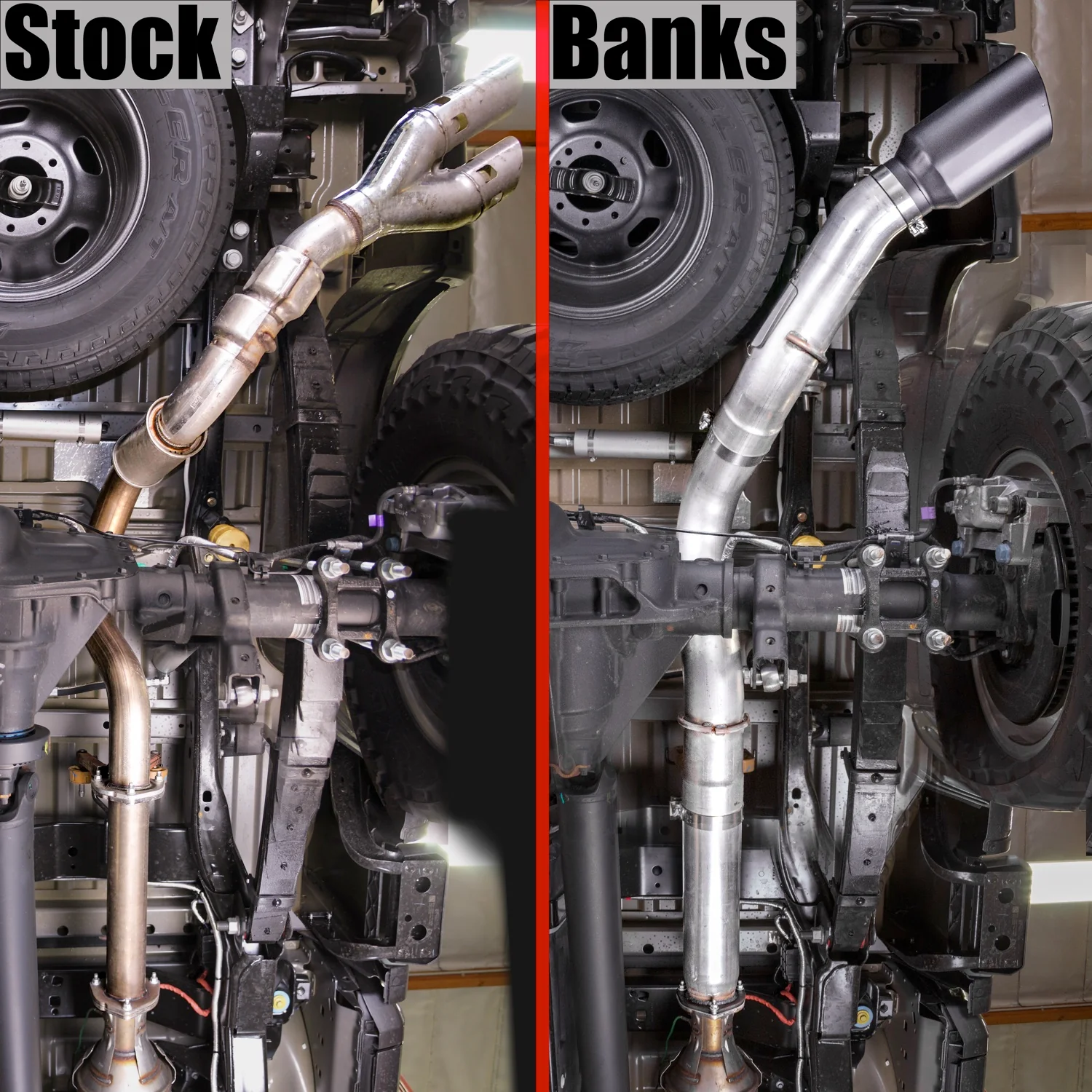 Banks Power Exhaust for Ford F250 F350 F450 Super Duty 6.7L (2017-2026) Single Rear Exit Catback with Chrome or Black Tip - Image 8