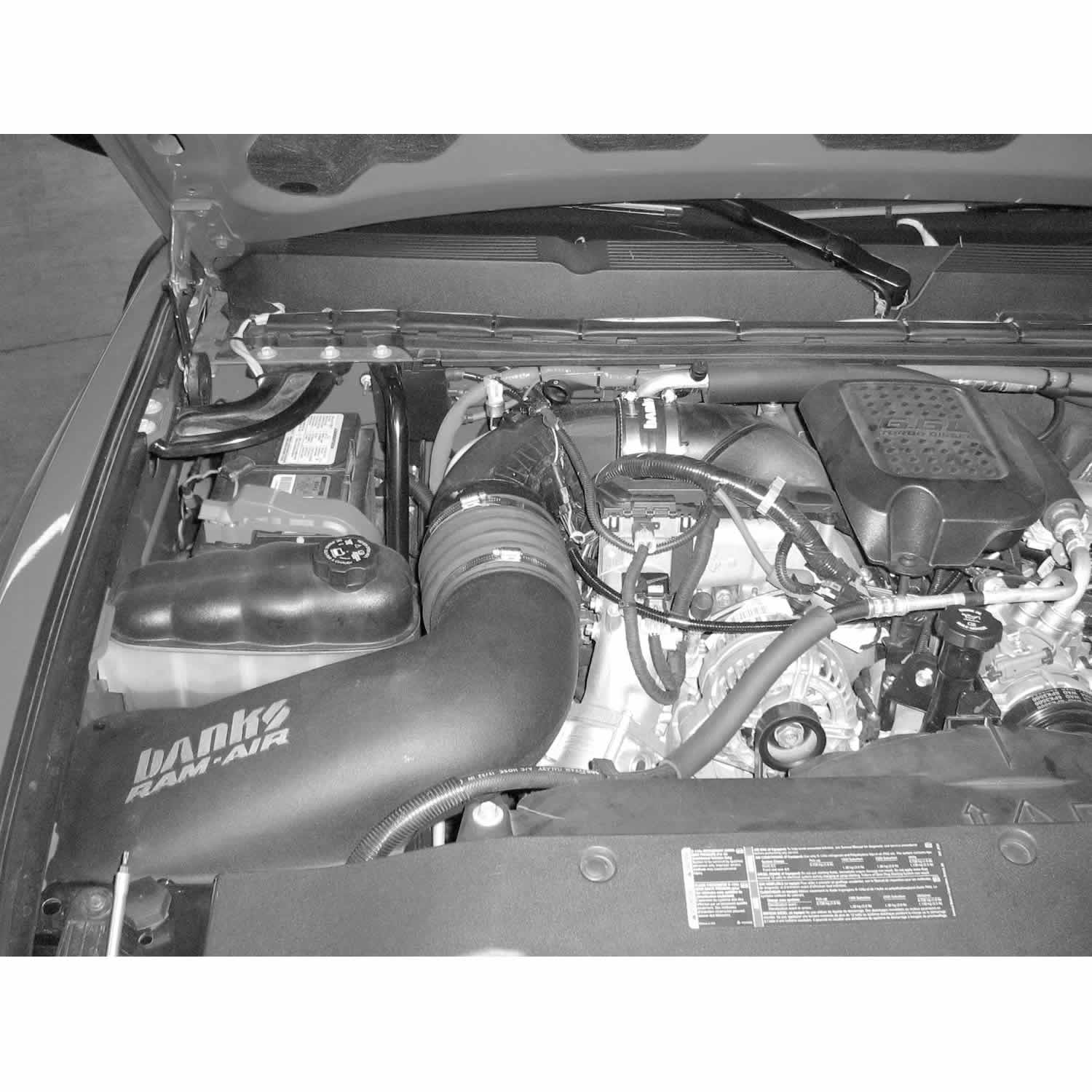 Banks Power Ram Air Intake for Chevy Silverado & GMC Sierra 2500 / 3500 6.6L Duramax (2007-2010) with Oiled or Dry Filter - Image 4