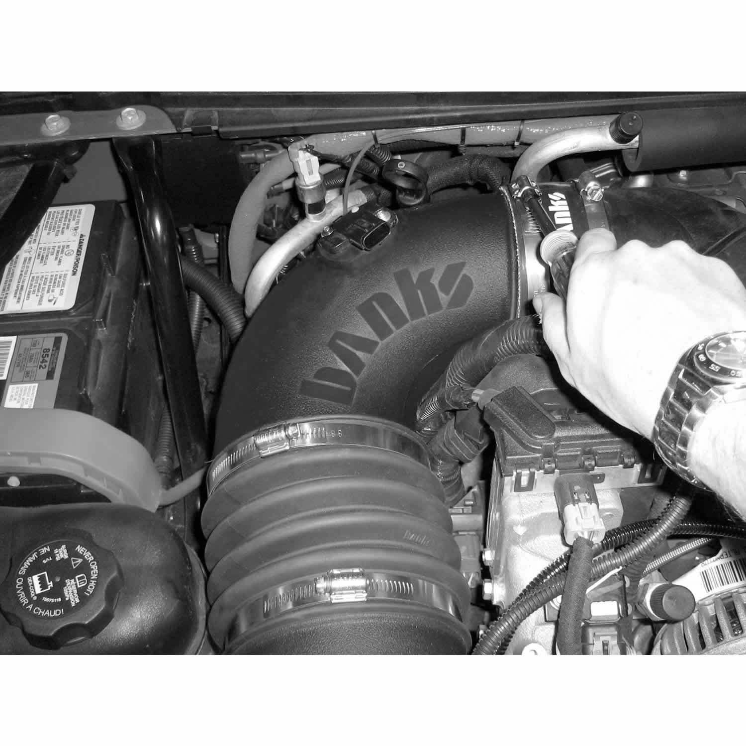 Banks Power Ram Air Intake for Chevy Silverado & GMC Sierra 2500 / 3500 6.6L Duramax (2007-2010) with Oiled or Dry Filter - Image 5