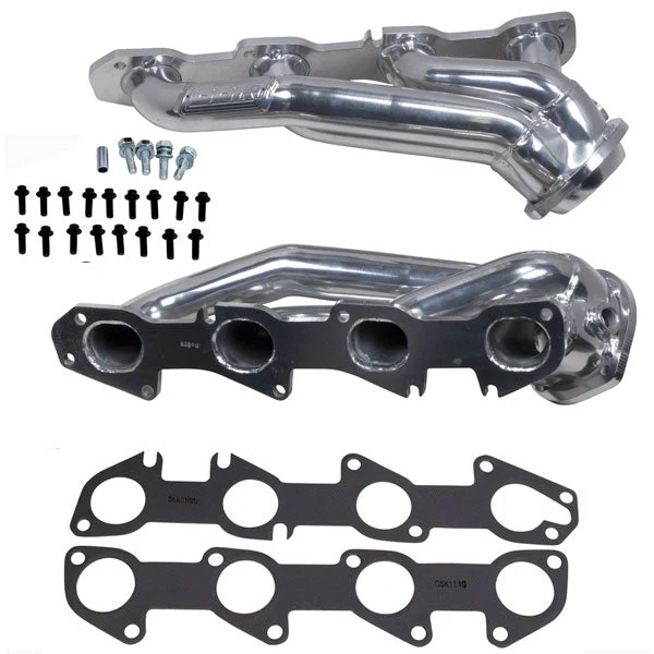 BBK Shorty Headers Challenger Charger 300C 5.7 Hemi (09-24) [1 3/4"] Titanium Ceramic or Polished Silver Ceramic - Image 6