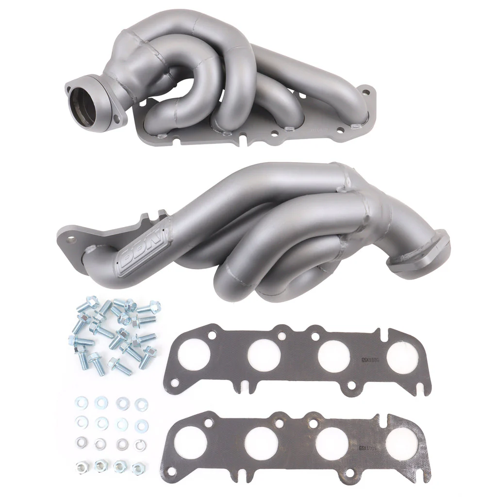 BBK 1-3/4" Shorty Headers Ford F150 Coyote 5.0 (11-14) Titanium Ceramic or Polished Silver Ceramic