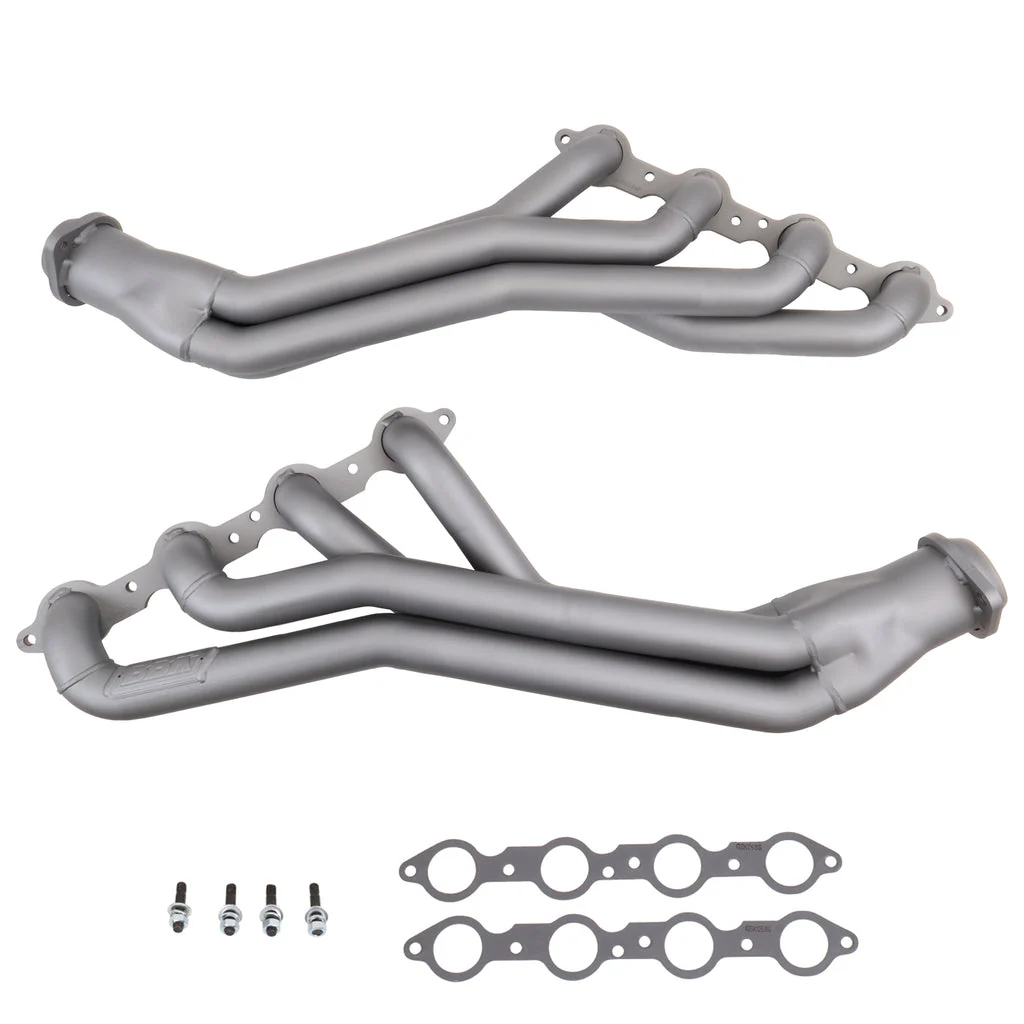 BBK Exhaust Chevy Camaro / Pontiac Firebird 5.7 LS1 V8 (1998-2002) 1-3/4" Long Tube Headers - Titanium / Polished Silver