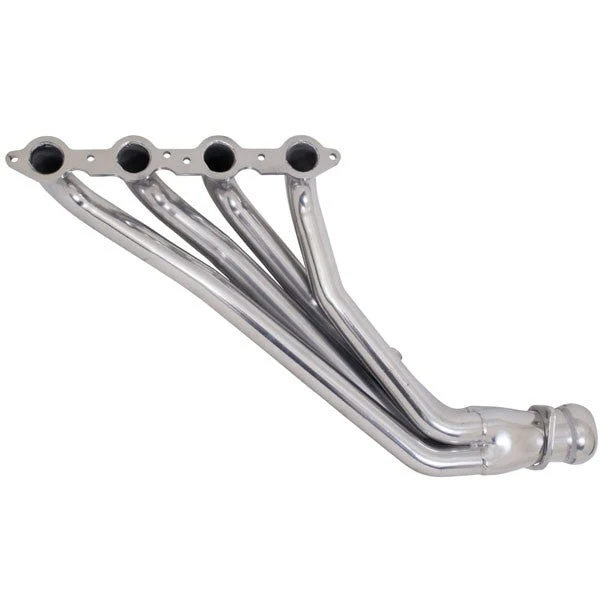 BBK Air Intake Chevy Silverado / GMC Sierra 1500 (1999-2002) 1-3/4" Long Tube Exhaust Headers Titanium / Polished Silver - Image 9